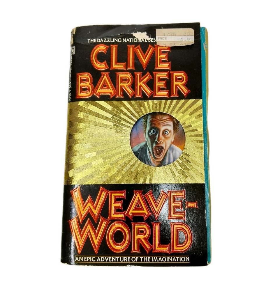 Weave-world by Clive Barker Pocket Books, 1987 Paperback 1st print Horror