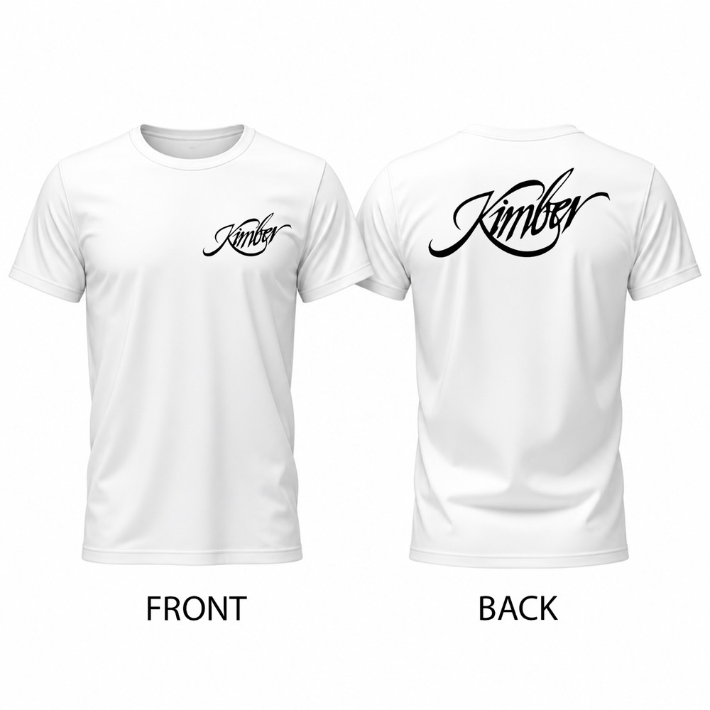 Kimber Guns Firearms Men's White Graphic T Shirt