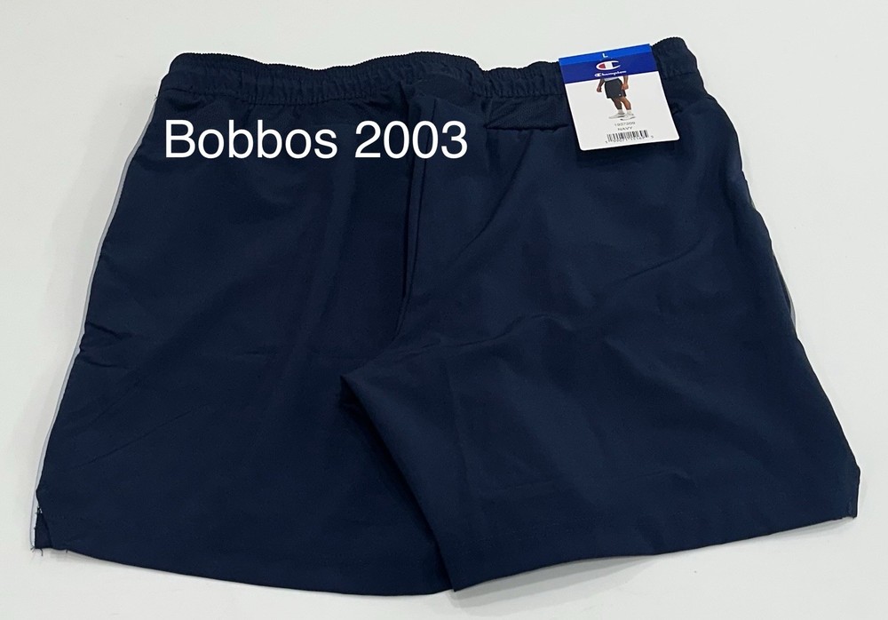 Champion Men's Pull-On Inner Drawstring Side Pockets Shorts, Navy, Size L