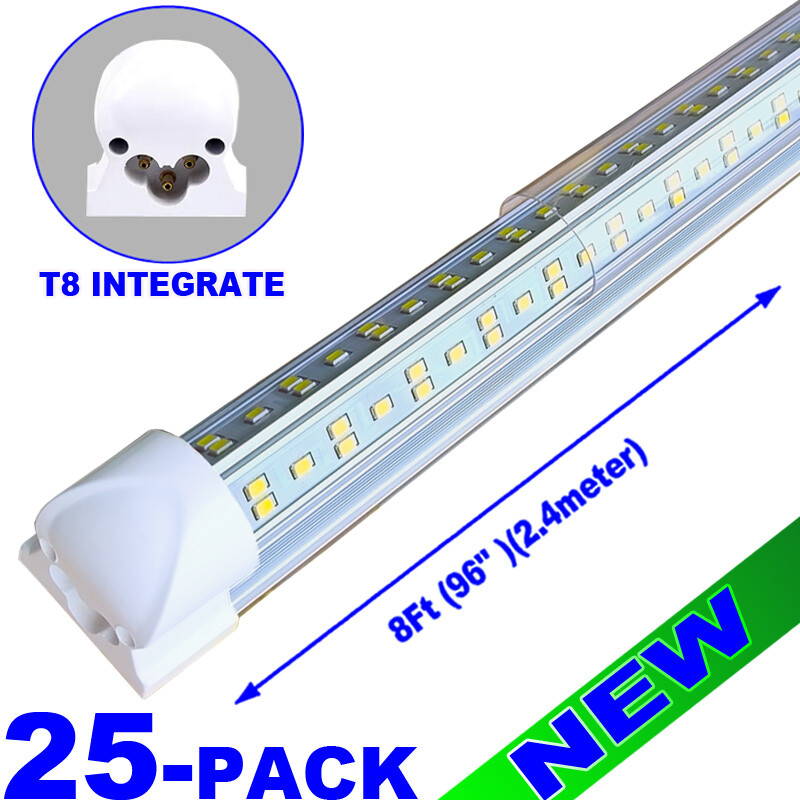 8Ft Led Bulb Lamp Led Shop Light 144w Ceiling Light Warehouse Light 18000lm 25/P