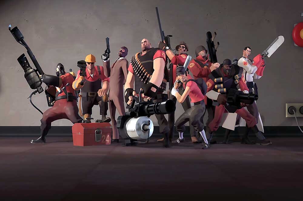Team Fortress 2 Red Team PS3 XBOX 360 Premium POSTER MADE IN USA - TF2008