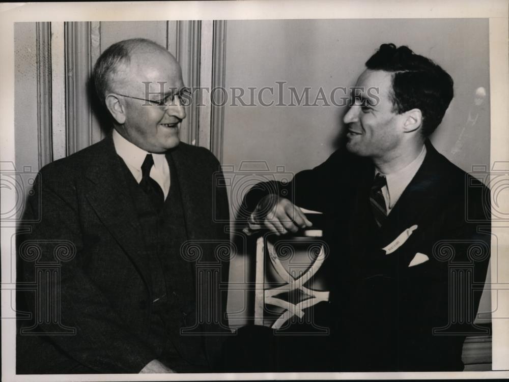 1938 Press Photo Ernest Minor Patterson Pres of Academy of Political & Social-image
