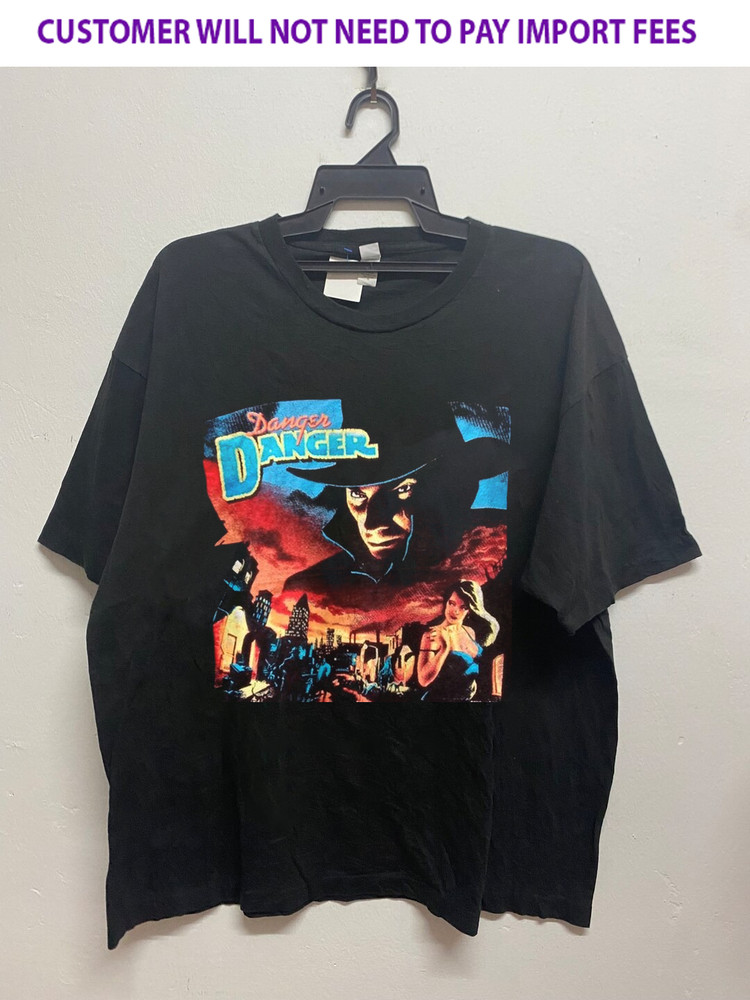 Vintage Danger Danger Band Naughty Tour 1990 Shirt Black S-5XL HK029