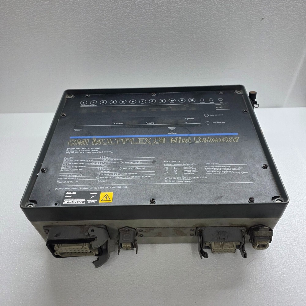 QMI MULTIPLEX OIL MIST DETECTOR ALARM PANEL