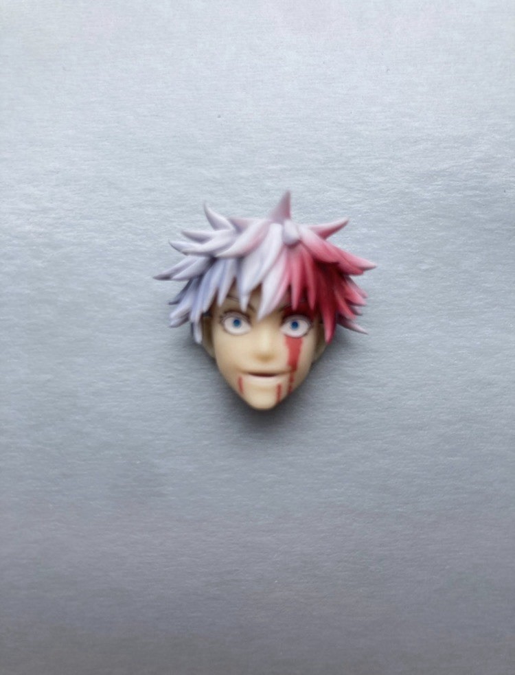 SH Figuarts Jujutsu Kaisen Toji Fushiguro Fodder Satoru Gojo Face & Hair