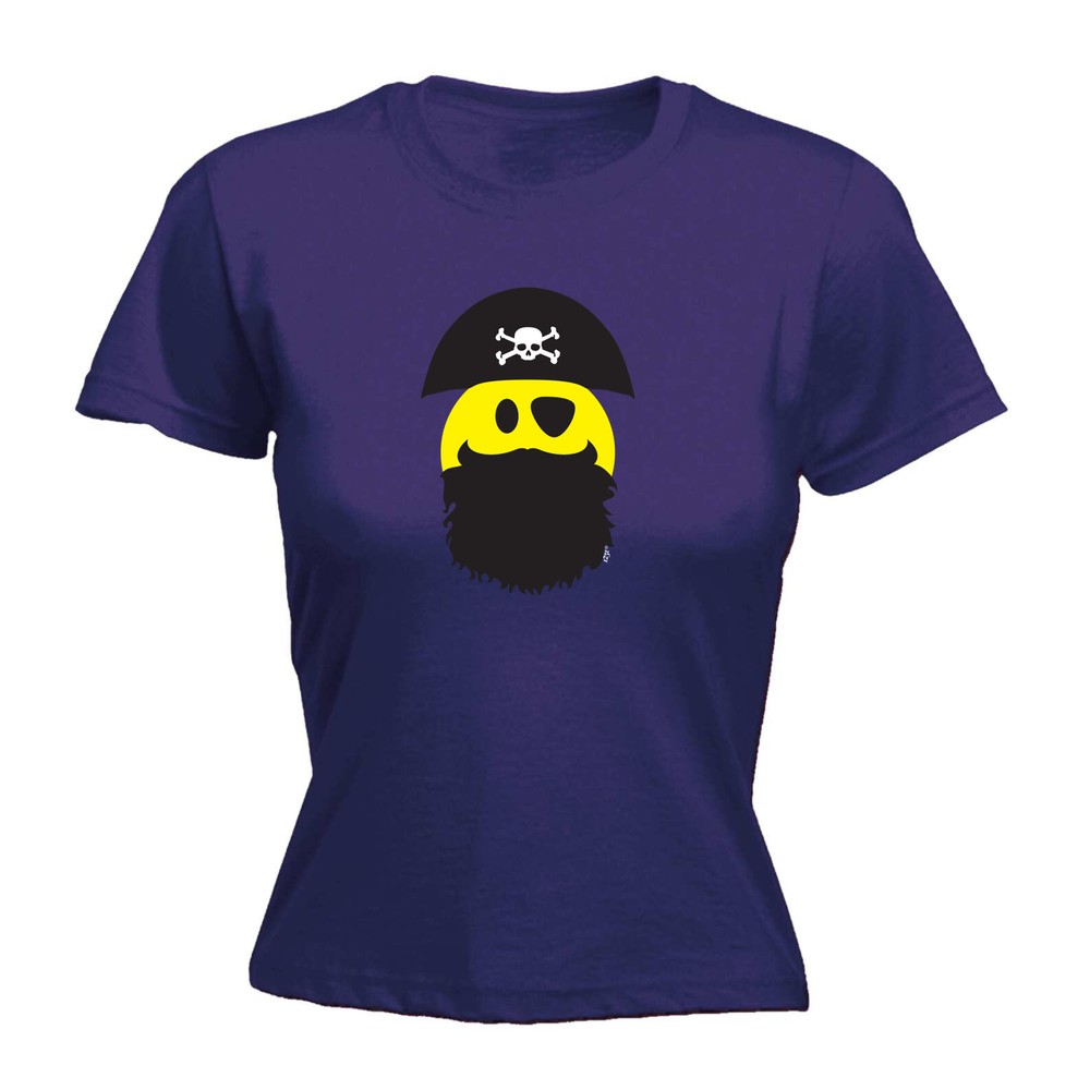 Pirate Smile - Womens T Shirt Funny T-Shirt Novelty gift tshirt