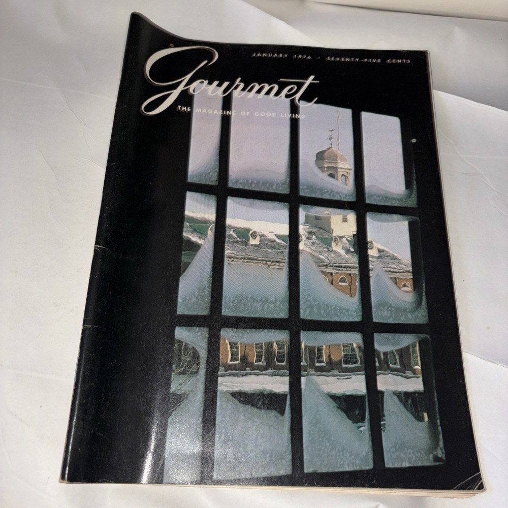 Gourmet Magazine January 1976 The Magazine of Good Living PB