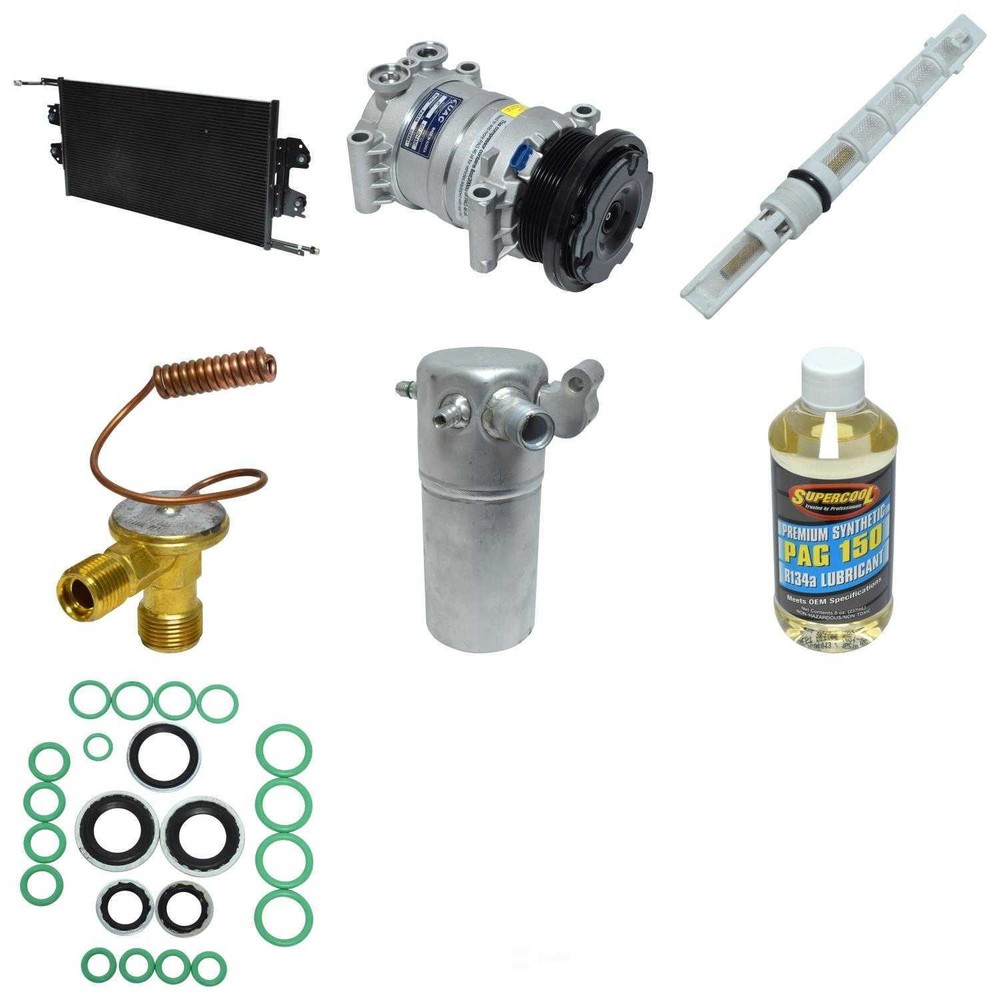 A/C Compressor and Condenser Replacement Kit UAC KT 3220A