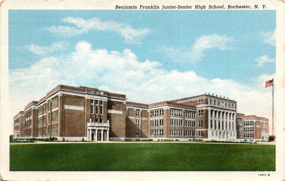 Benjamin Franklin Junior-Senior High School, Rochester, N. Y., The Postcard