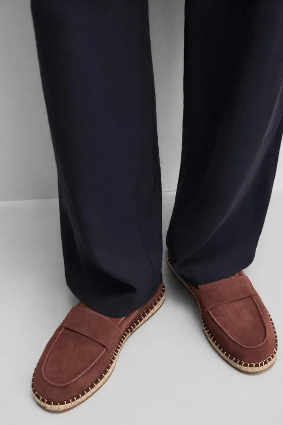 Zara Mens Premium Smart Leather Loafers UK 8 EU 42 Offers Welcome RRP £99.99