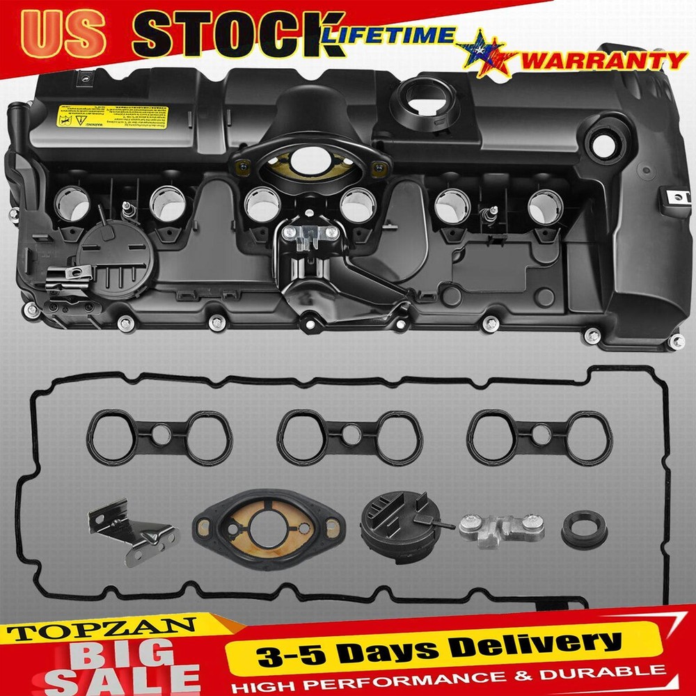 Valve Cover w/ Gasket Bolts 11127552281 For BMW E70 E82 E90 X5 128i 328i 528i