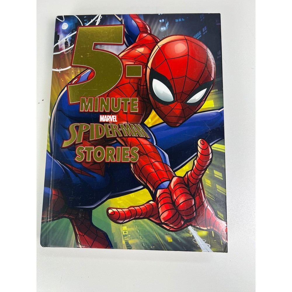Marvel Spider Man 5 Minute Stories Childrens Book Hardcover Age 3+