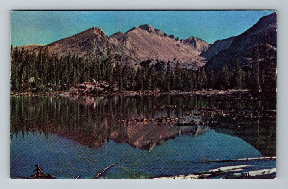 Rocky Mountain National Park CO-Colorado, Nymph Lake, Vintage Postcard