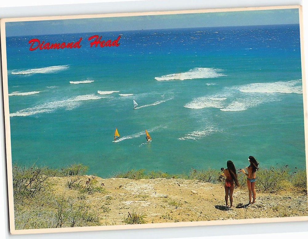 Postcard Diamond Head Honolulu Hawaii USA