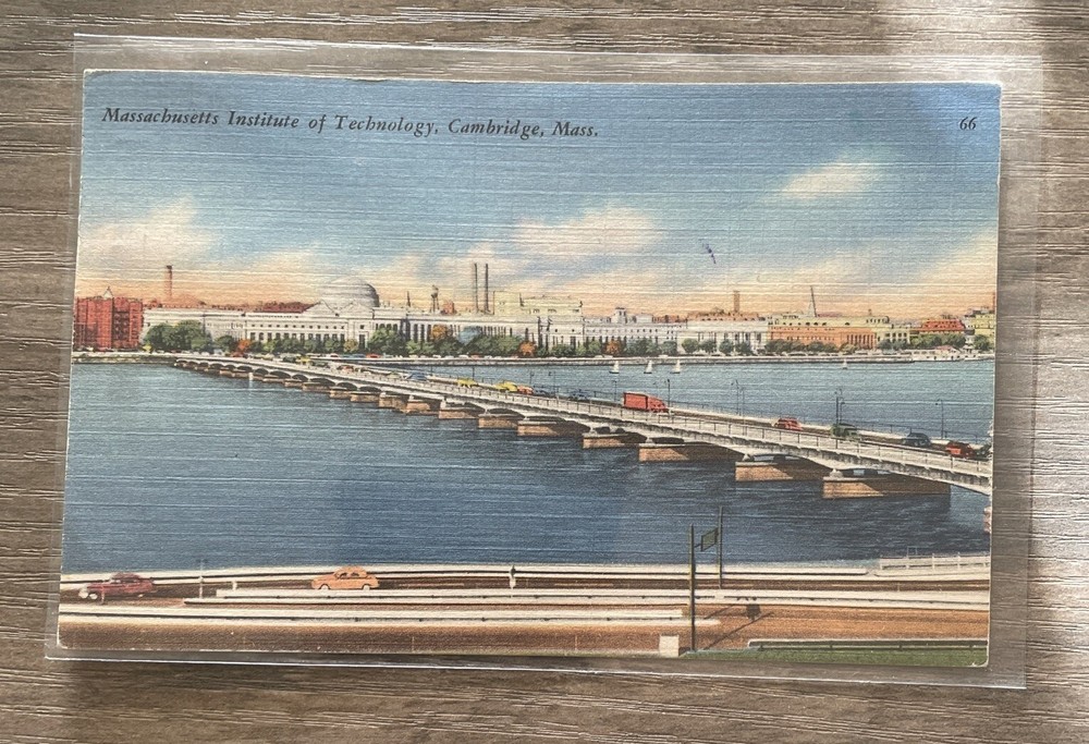 MIT Massachusetts Institute of Technology ~ Vintage Post Card ~ Cambridge, Mass
