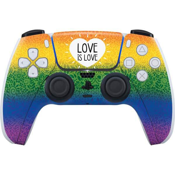 PRIDE PS5 Controller Skin - Love Is Love Rainbow
