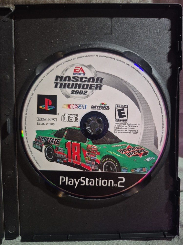 NASCAR Thunder 2002 Playstation 2 PS2