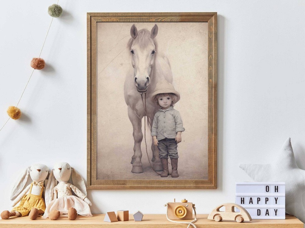 Cowboy Nursery Decor Horse Nursery Print Baby Cowboy Print Boys Room Decor Boy