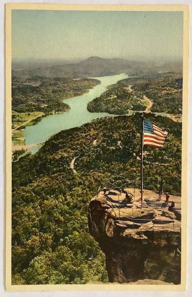 Chimney Rock, NC Vintage 1930’s Postcard