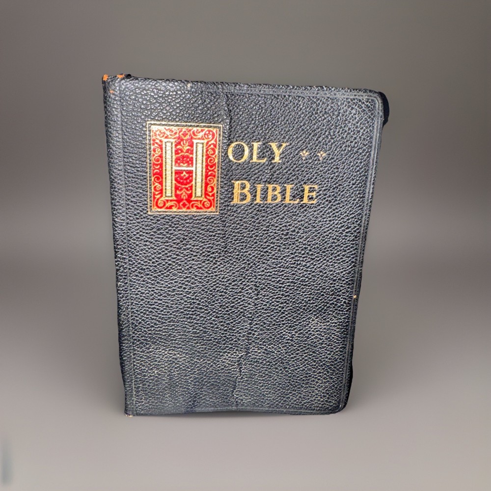 Vintage Red Letter Edition Holy Bible New Catholic Edition 1957 CBPC RARE!