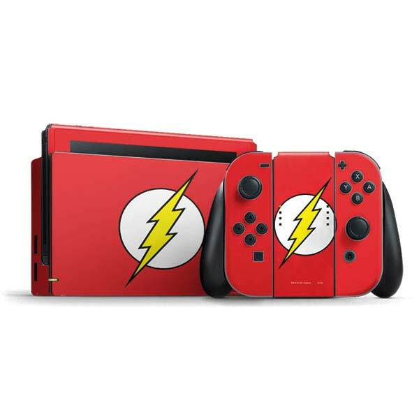 DC Comics Flash Nintendo Switch Bundle Skin - The Flash Emblem