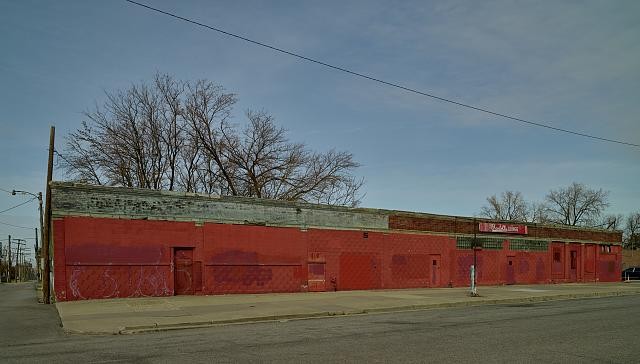 Photo:Detroit Michigan Charlotte Lounge Building Abandoned 2019 Downtown