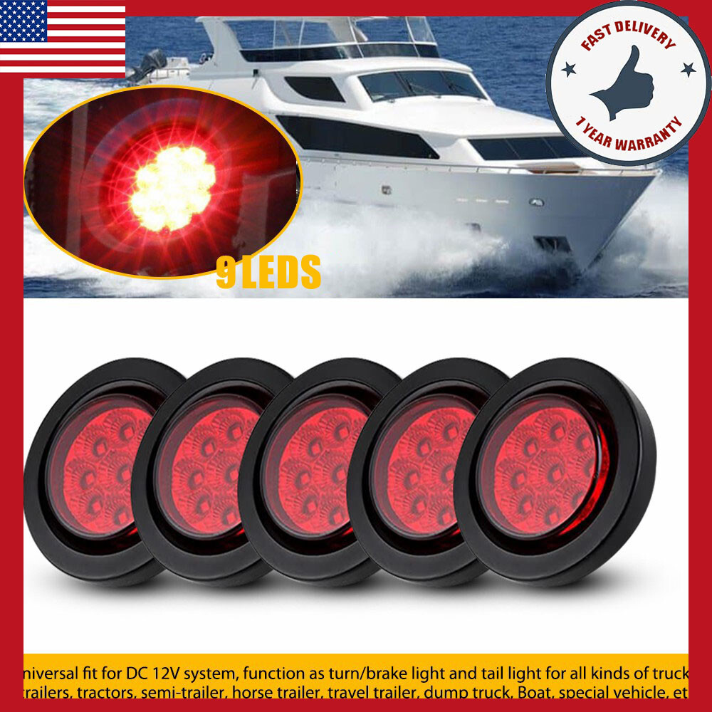 5pc 9LED Red 2