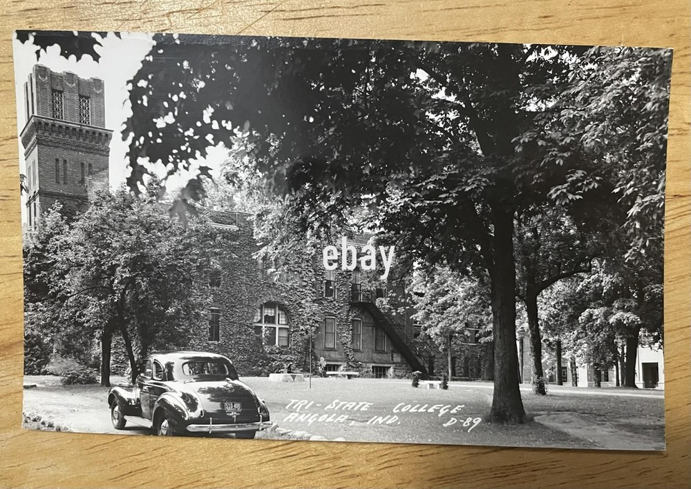 Tri State College Angola Indiana Postcard New old stock