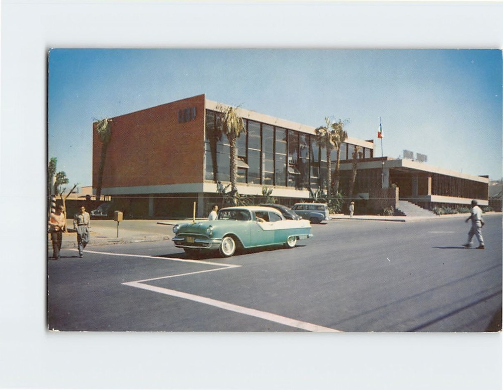 Postcard Post Office & Telegraph Tijuana BC Mexico