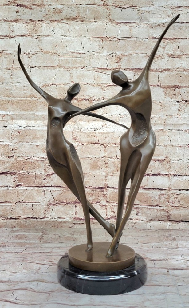 Dancing Pair Classic Artwork Museum Quality Bronze Sculpture Home Decor