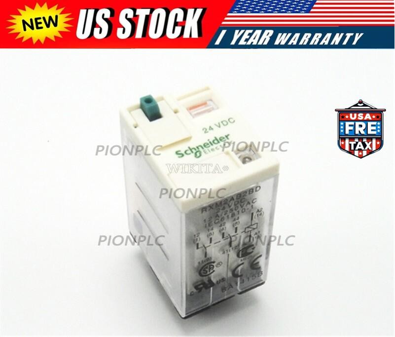 1Pcs New Schneider RXM2AB2BD Relay 24Vdc qc