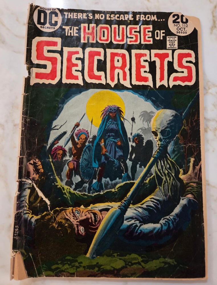 House of Secrets #112 DC Comics 1973 Bronze Age Horror Comic  Reader Copy