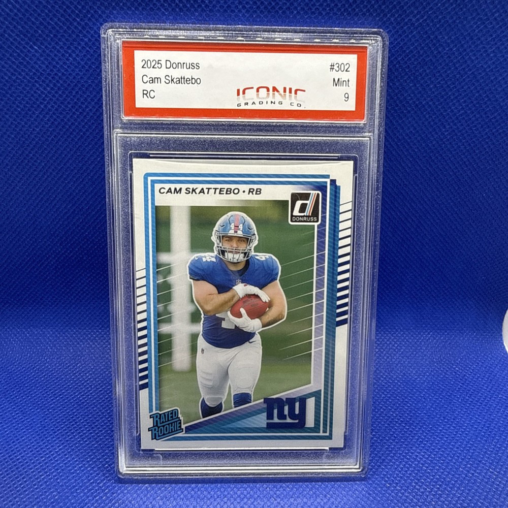 2025 Panini Donruss - Rated Rookie Cam Skattebo #302 (RC)