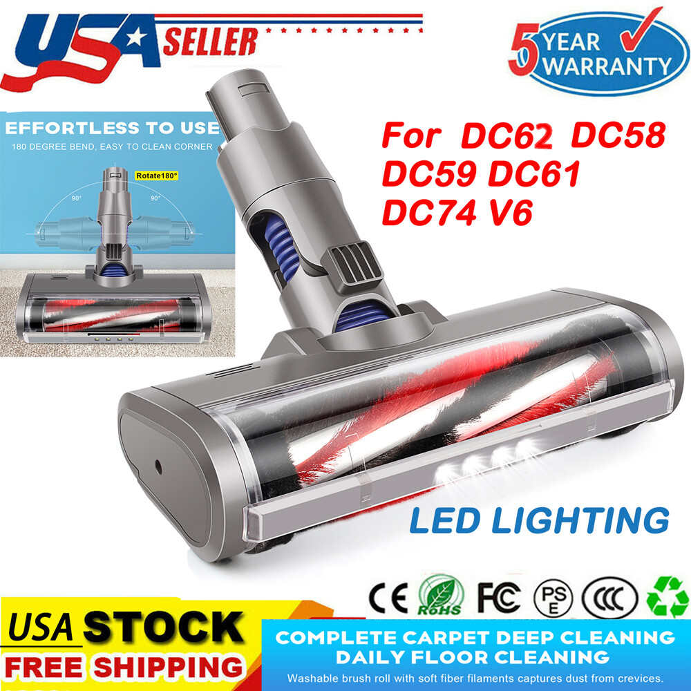 Dyson V6 SV03 SV06 DC58 DC61 Absolute Animal Cordless Vacuum Hard Brush Head Replacement