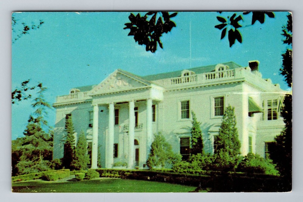 Baton Rouge LA-Louisiana, Governor's Mansion, Vintage Postcard