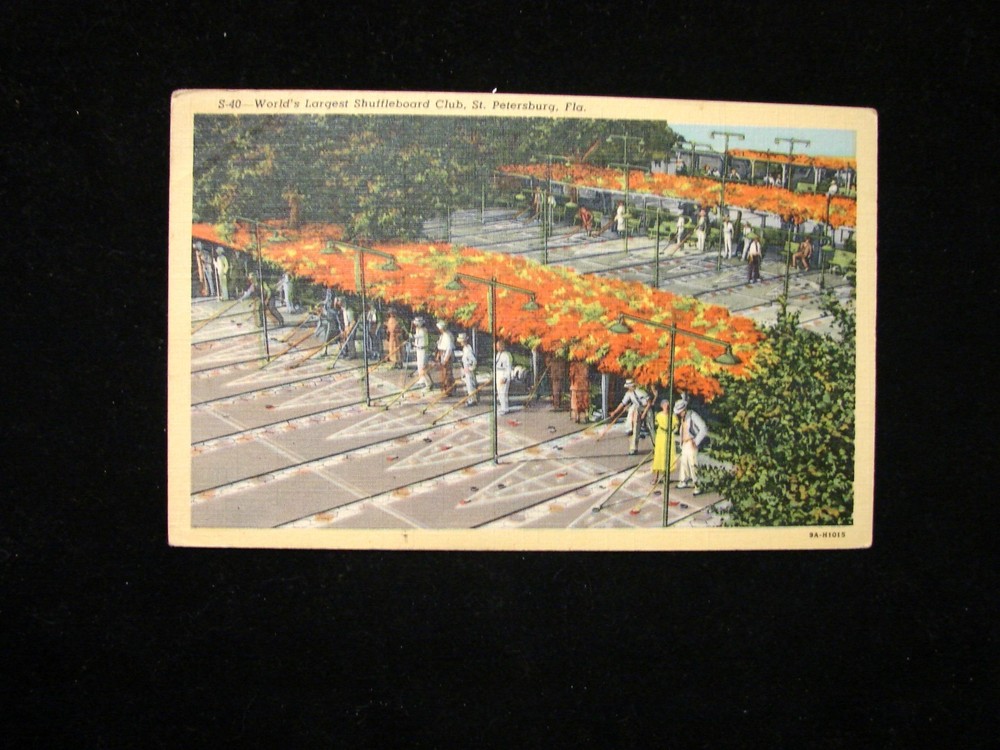 Vtg Linen Postcard 
