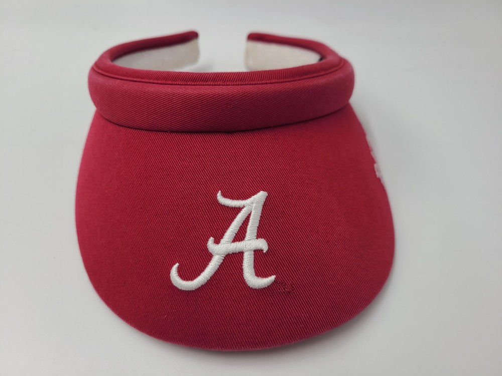 Alabama Crimson Tide Women's Sun Golf Visor Hat in NCAA Red by UA