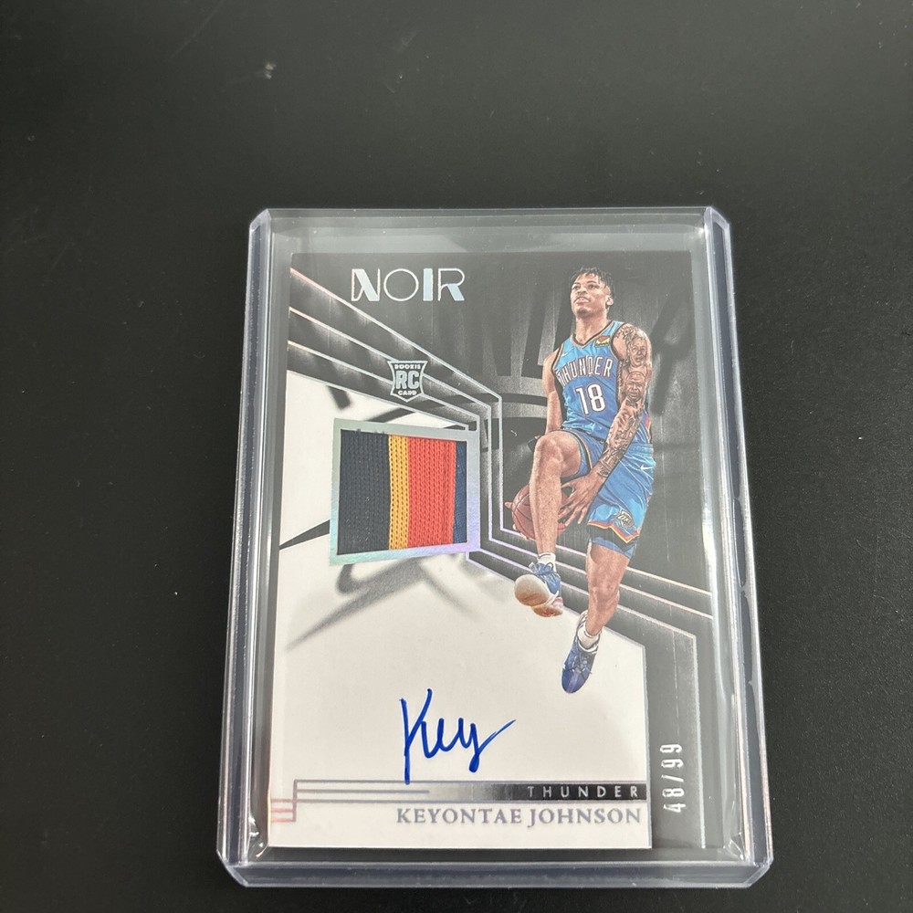 2023-24 Noir NBA KEYONTAE JOHNSON 4 Colors Patch RPA  48/99
