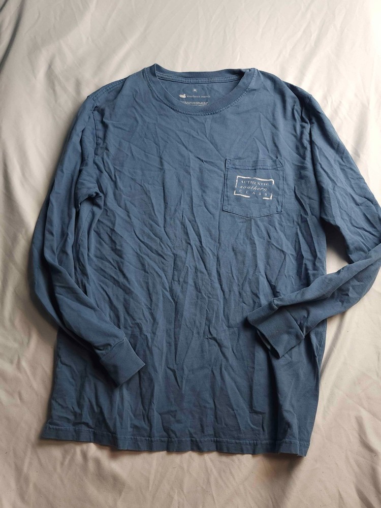 Southern Marsh Shirt Mens M Georgia State Flag Duck Graphic Americana Gorpcore