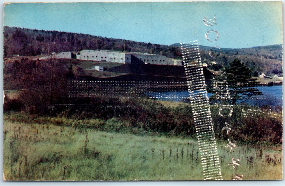 Postcard Fort Knox - A Maine State Park Overlooking the Penobscot River - Maine