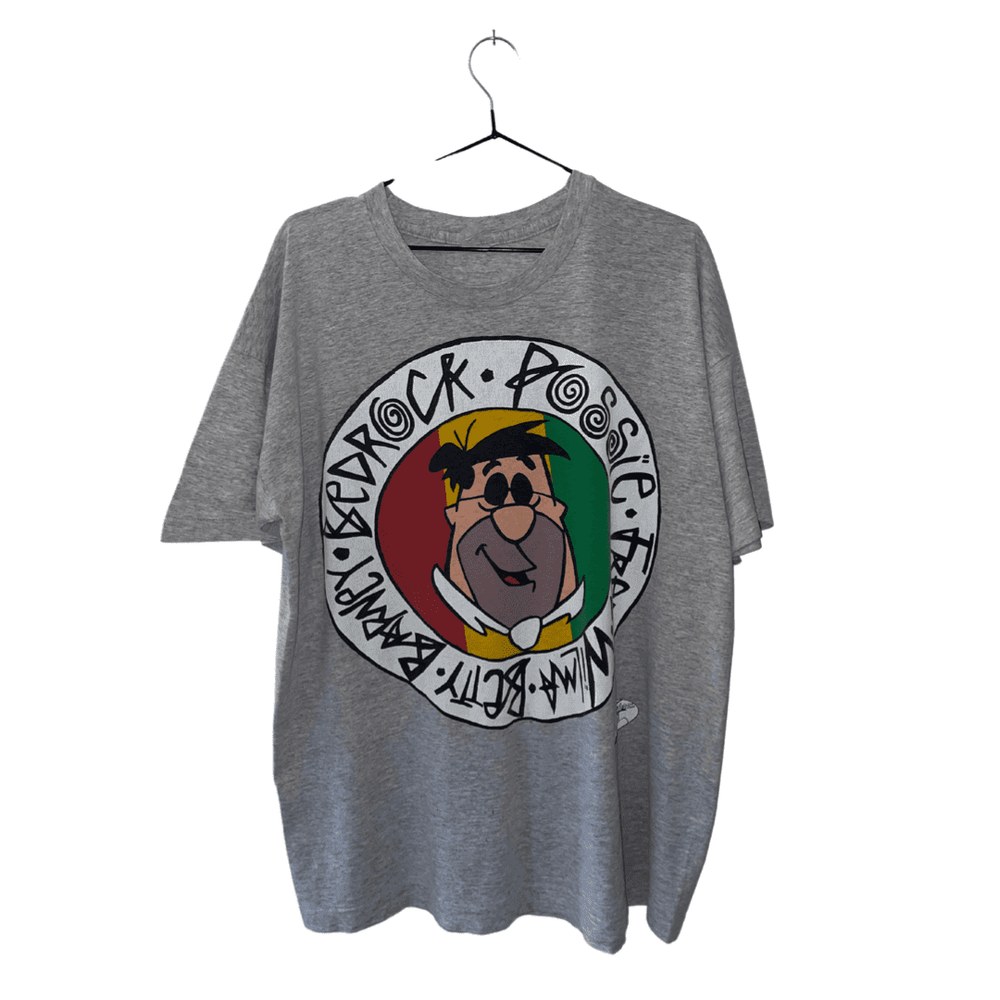 The Flintstones cartoon VTG gray T-shirt Unisex All sizes S to 45Xl 2F131