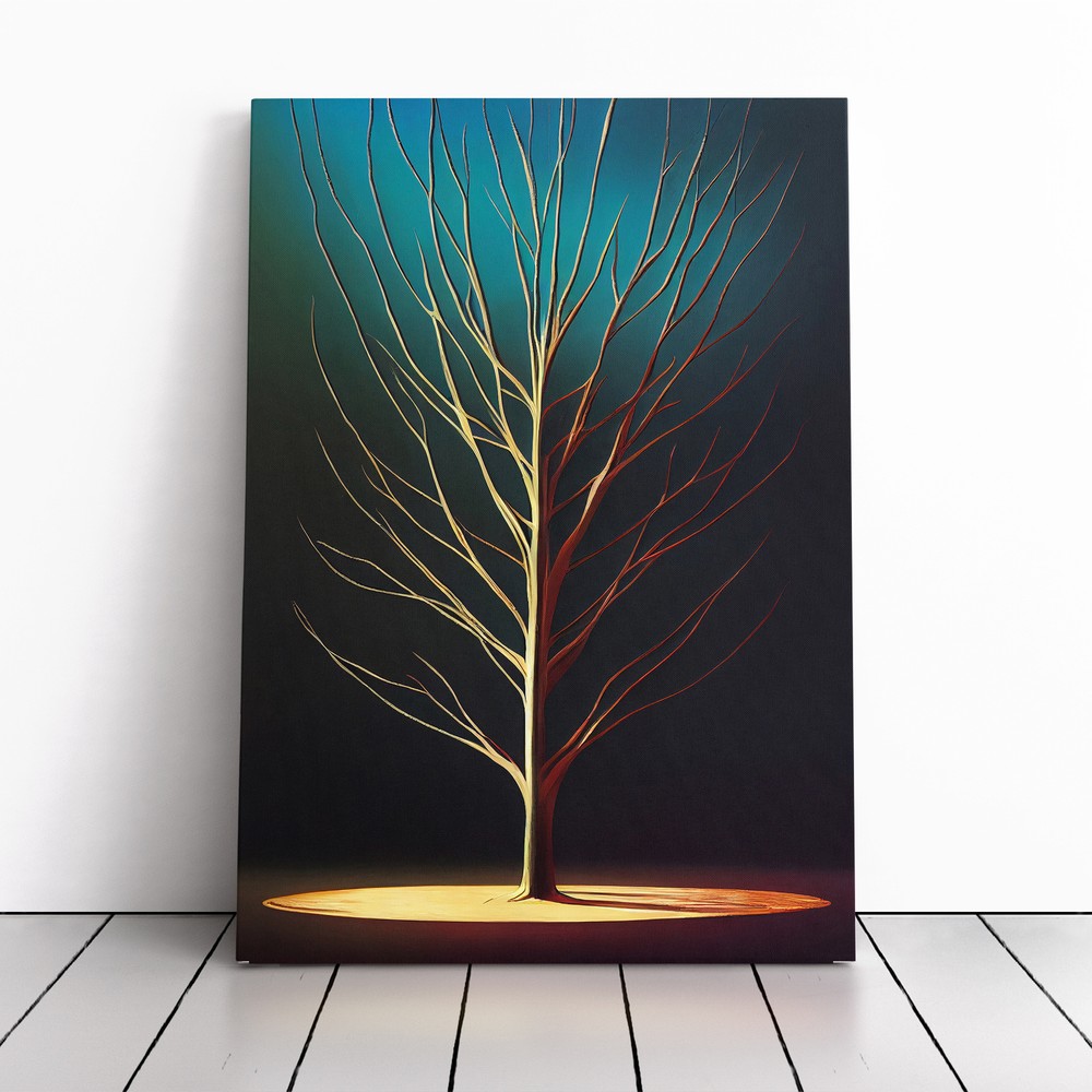 Classical Tree Art No.4 Canvas Wall Art Print Framed Picture Decor Dining Room