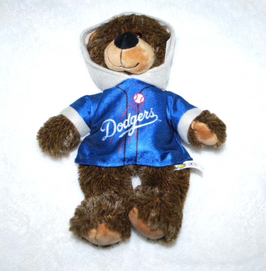 LA Dodgers 14 inch Teddy Bear Stuffed Animal Plush NEW !!