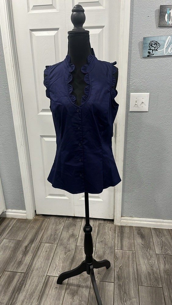 41 Hawthorn Women’s Blouse Size M Navy Blue