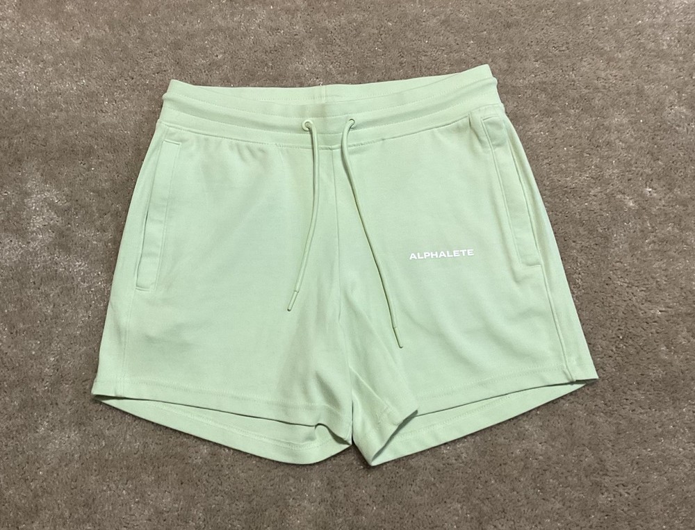 Alphalete Shorts Womens Mint Green Athletic Training Gym Size Medium