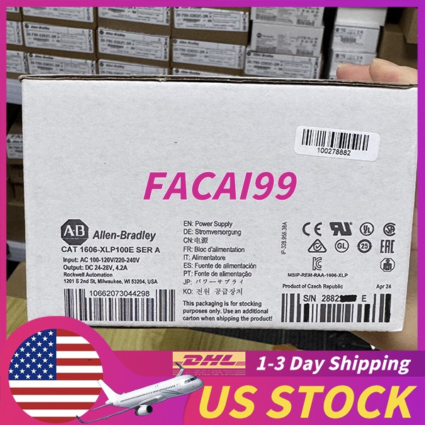 1606-XLP100E Free shipping New Allen-Bradley 1606-XLP100E Power Supply