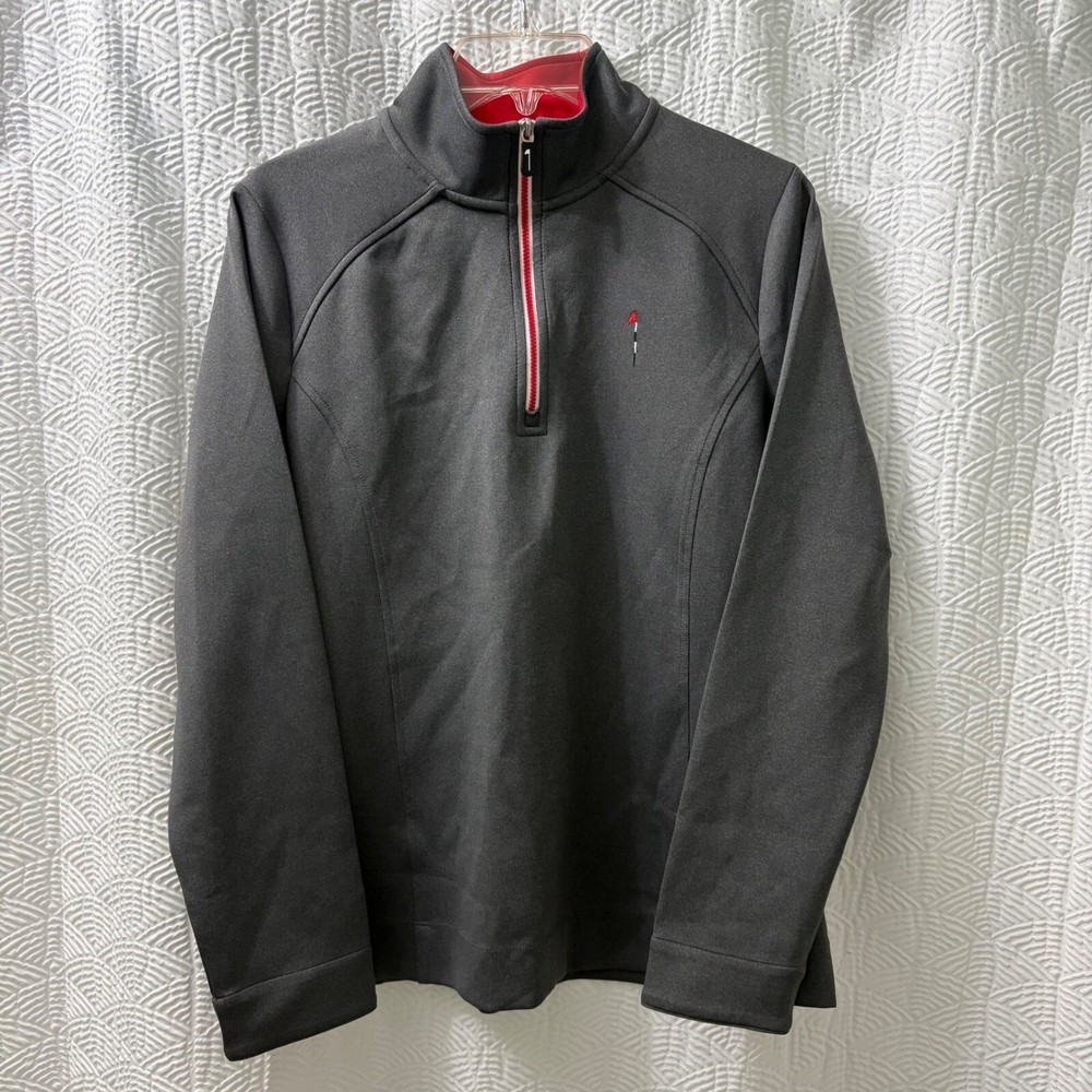 Dormie Network Powered by Fairway & Greene Golf Quarter Zip Pullover Women Large