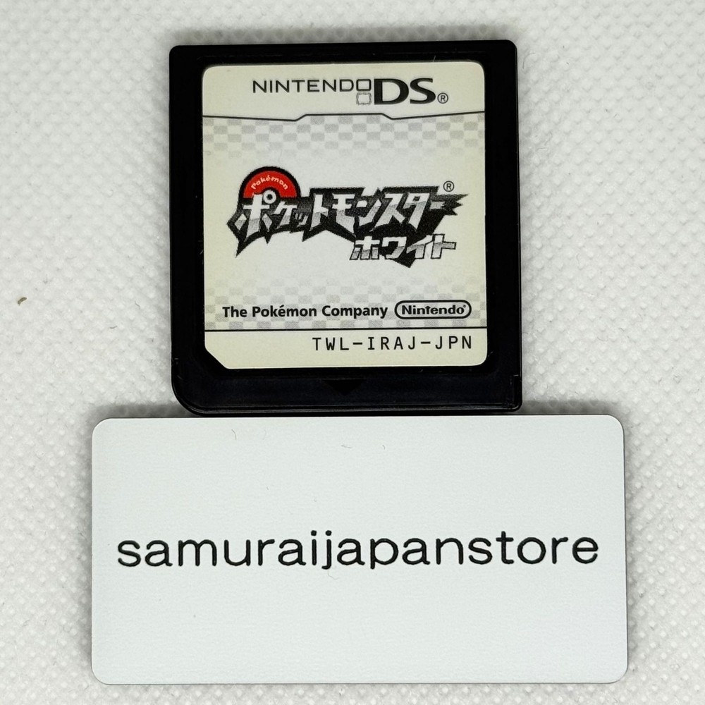 Pokemon White Nintendo DS Japanese Games Pocket Monster Game