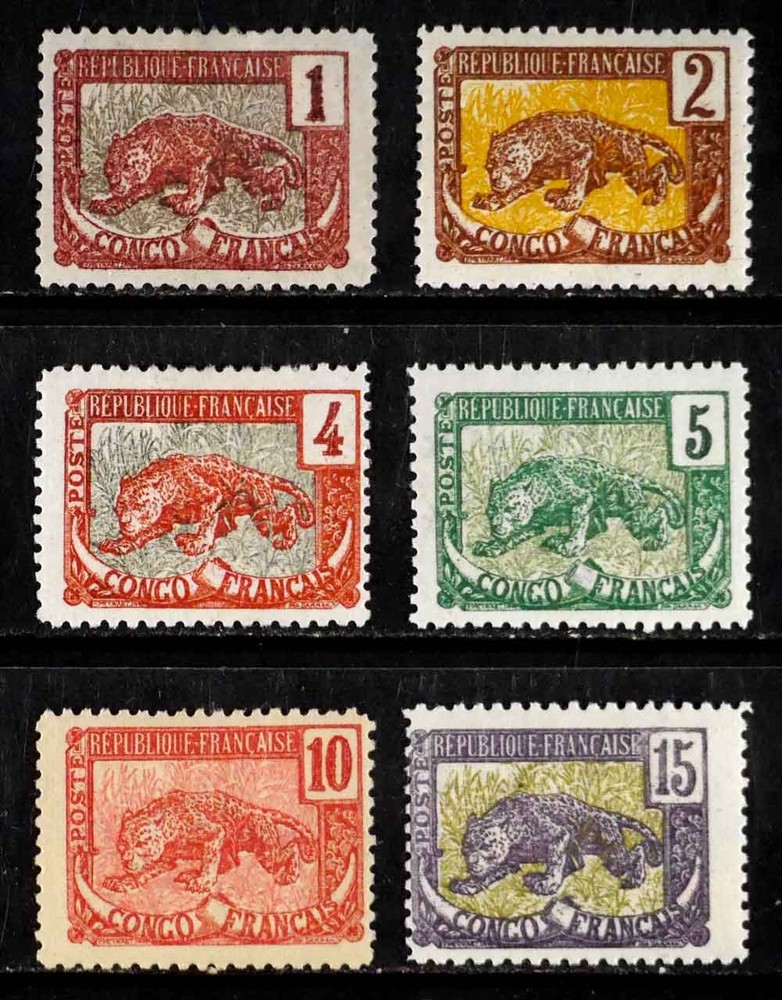 French Congo, France: 1900 Classic Era Stamps Unused Sound