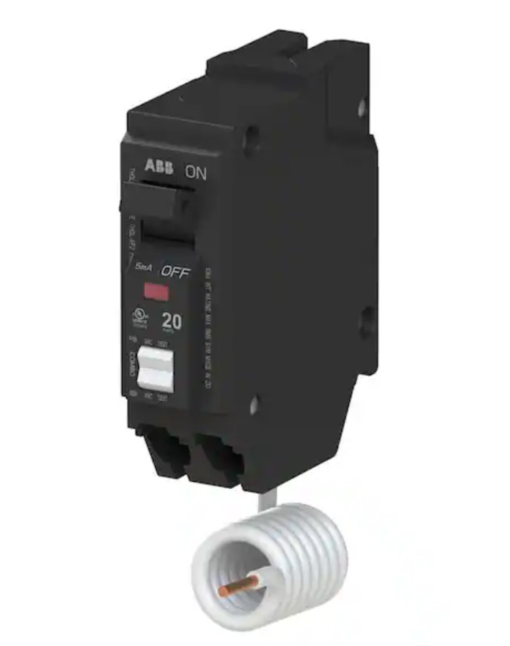 #226  ABB 20 Amp 1 in. Single Pole CAFCI BreakerTHQL1120AF2A